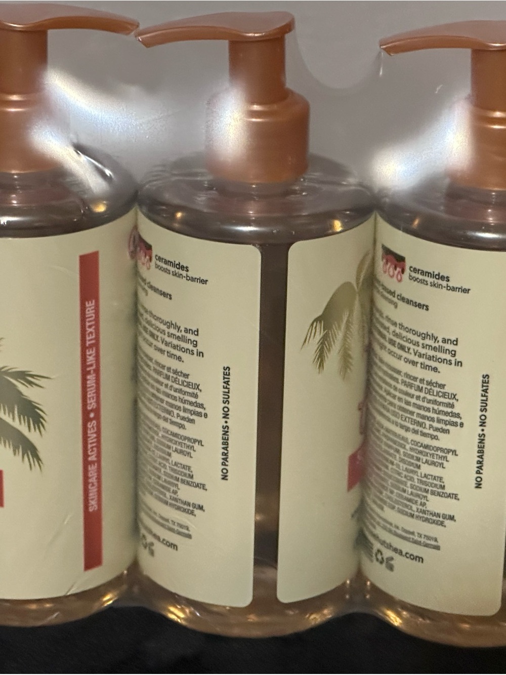 Peach Pump Hand Soap Trio — Gentle Moisturizing Formula